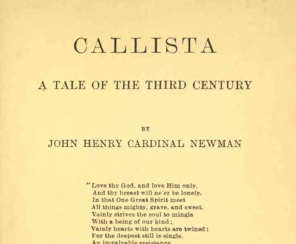 Title page of Callista